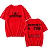 2026 Summer Oversized Tshirt Breathable Cotton Blend Y2k Star Letter Graphic Print Unisex Casual Streetwear Tshirt