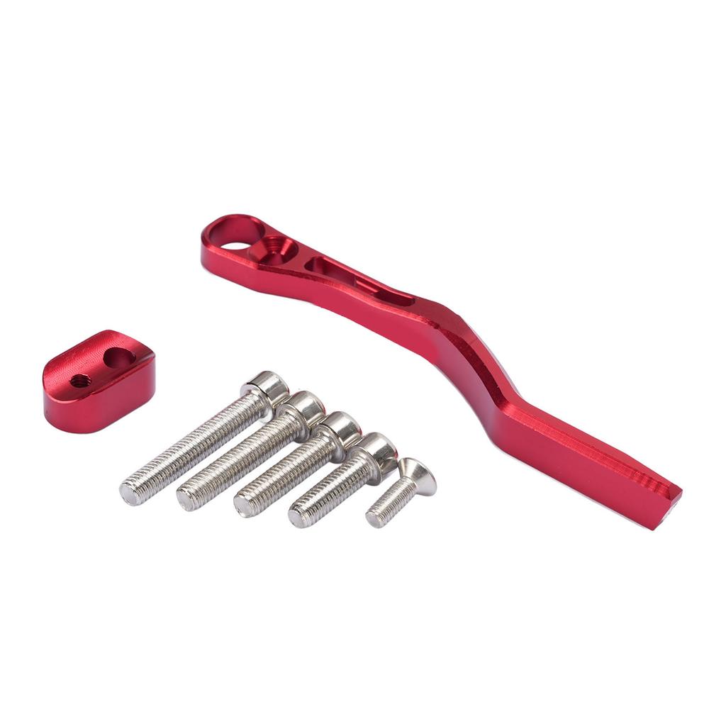 Велосипедный уловитель цепи Алюминиевый сплав Изысканный внешний вид Стабильный держатель от сброса цепи для велоспорта Красный