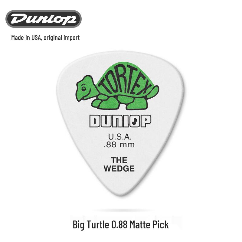 Dunlop Jazz Speed Folk Acoustic Guitar Picks - Little Turtle Matte 498R Accessories