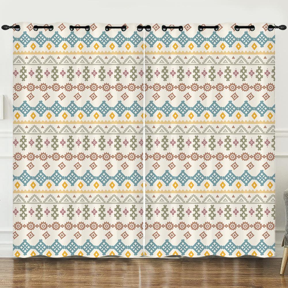 Серия 3D Fresh Printing Цифровая печать Штора Блэкаут и на люверсах