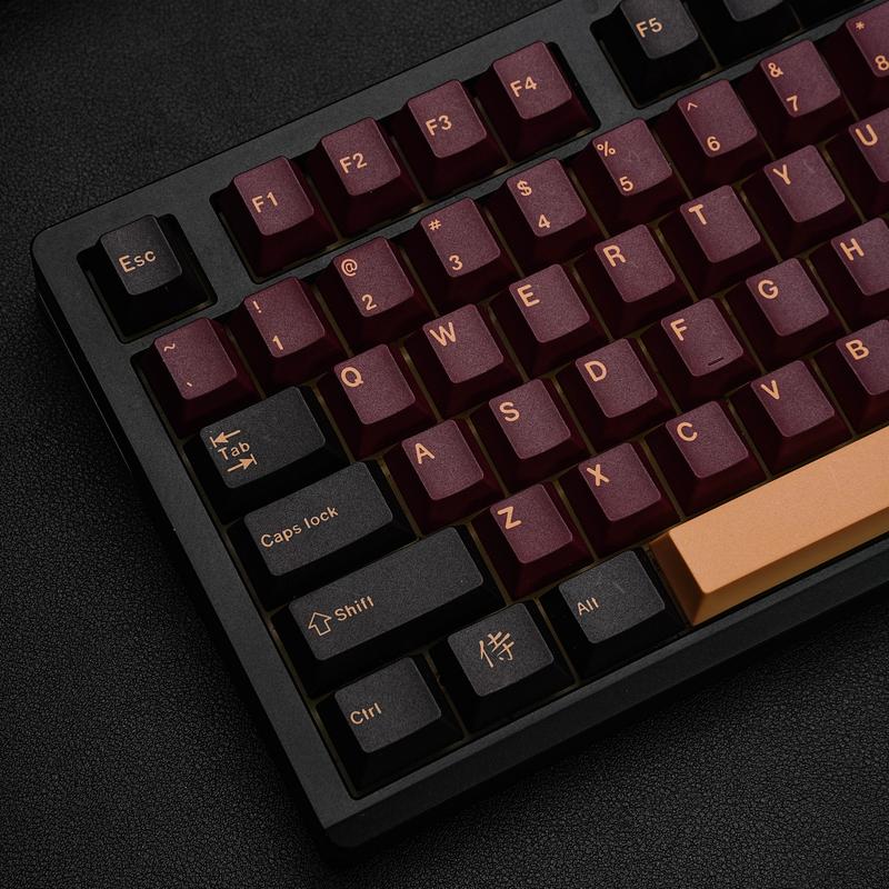 GMK Red Samurai Колпачки для клавиш Корейский Испанский PBT Профиль Cherry 143 клавиши Французский Немецкий Арабский Русский Японский Для механической клавиатуры