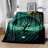 3D Tree of Life printed blanket Flannel Warm blankets Soft and comfortable blanket bed linings cubre cama Birthday Gift