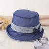 Защита от солнца, защита от ультрафиолета, солнцезащитная шляпа, рыбацкая шляпа, винтажная женская кепка-ведро, дышащая шляпа-ведро, сетчатая лоскутная шляпа