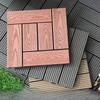 Толстый напольный настил из массива дерева с соединением, DIY напольное соединение, Напольное покрытие, Подходит для террасы, патио, наружного балкона, Декорация