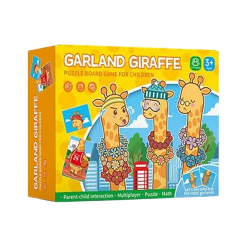 Shape Giraffe with Garland Math Games Jigsaw Toddler Color Sorting Toys  Teaching Aids