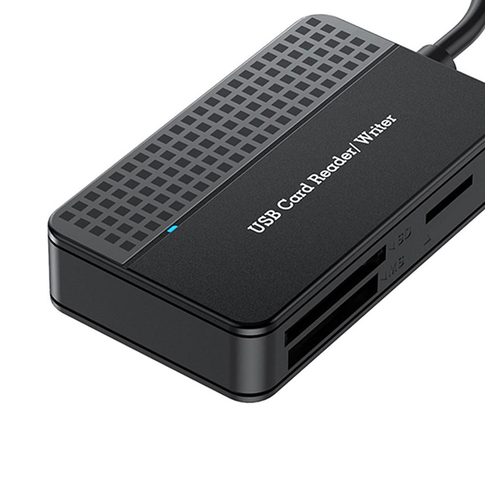 Устройство чтения смарт-карт памяти Кабель 20 см USB 3.0 Type C USB Кардридер 4 в 1 Адаптер для флэш-карт SD TF CF MS