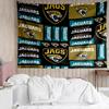 Jacksonville Jaguars logo Tapestry for Bedroom Aesthetic Classroom Tapestries Wall Hanging for Living Room Dorm Office,Ideal Creative Gift