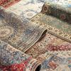 Washable Foldable Imitation Cashmere Carpet Entry Door Mat Persian Retro Style Living Room Bedroom Bed Soft Mat
