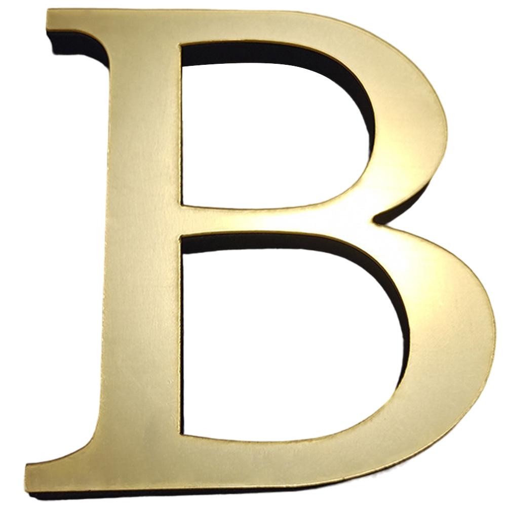 20см 3D Акриловые Английские Буквы Наклейки на Стену Декоративные Буквы Настенные Украшения Золотой Алфавит Настенные Орнаменты для Настенного Искусства