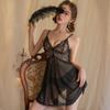 Sex Lingerie Sexy Lace Suspender Nightgown Perspective Seduction Home Pajamas