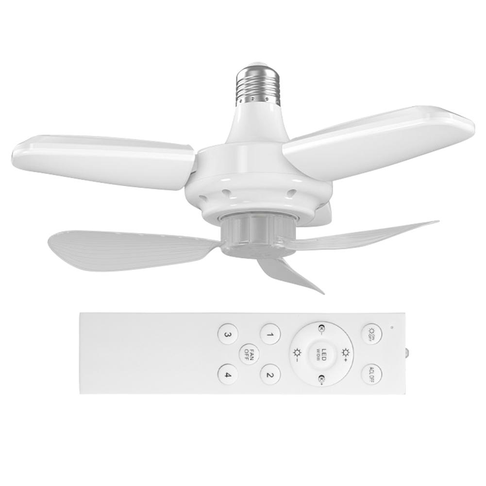 Потолочный вентилятор со светодиодной подсветкой и дистанционным управлением Современный потолочный вентилятор для кухни, спальни, подвала, столовой, гостиной