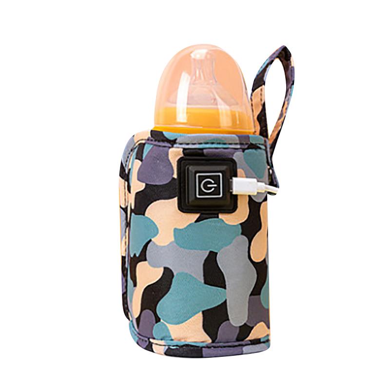 Usb Portable Water Bottle Warmer Homothermal Baby Milk Warmer 40-60 Degree Baby Bottle Insulation Cover Vehicle-Mounted