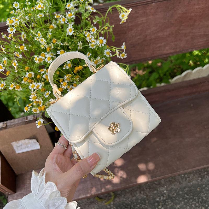 Новая летняя мини-сумка, маленькая квадратная сумка, женская сумка Niche Diamond Chain, универсальная сумка через плечо