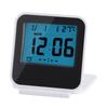 Portable Foldable Tabletop Travel Digital Alarm Clock with Temperature Calendar Date Week