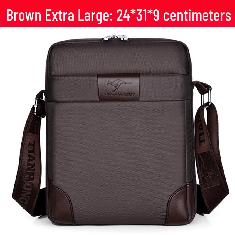 Мужская однолямочная сумка через плечо из холста, Новый 2025 Оксфордский рюкзак для поездок на работу, Компактная персональная портативная сумка