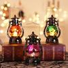 1PC Hanging Decor Led Lantern Halloween Light Lamp Retro Laser Pony Lamp Retro Oil Lanterns