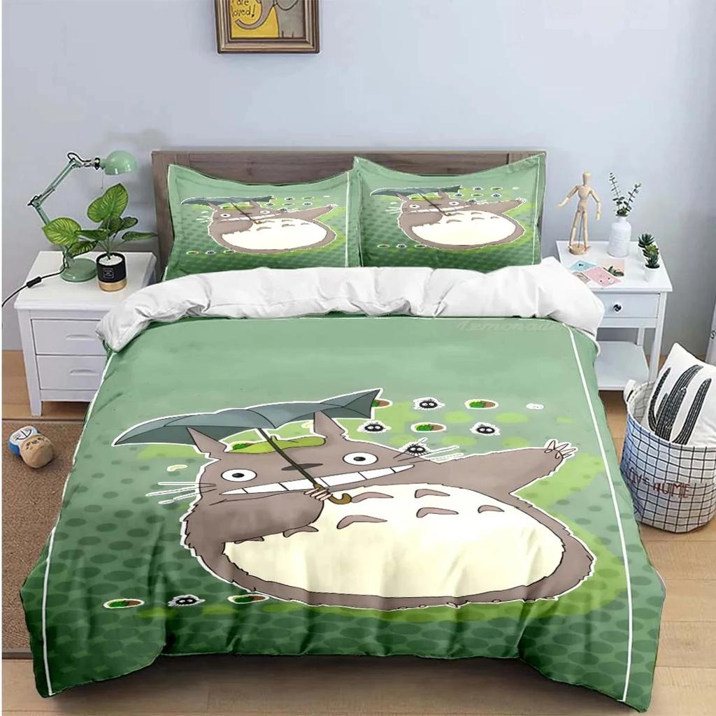 Chinese Chinchillas Cat Fashion Anime 3D Print 3pcs Bedding Set Duvet Cover Comforter Bed Youth Kids Girl Boys Gift Home Textile