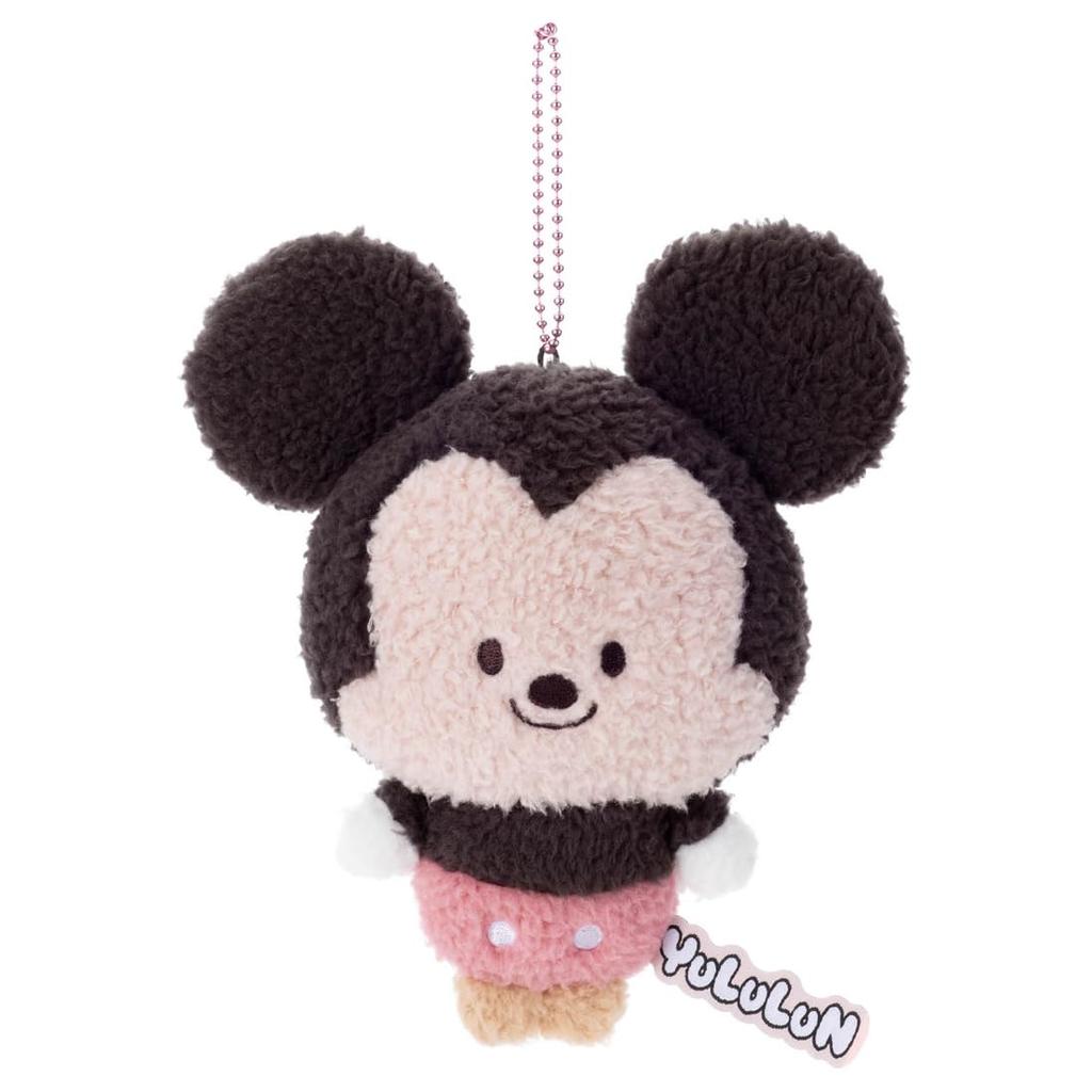 Disney Character YULULUN Ball Chain Mascot Mickey Mouse Plush Toy Height Approx. 18cm