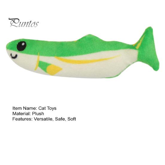 Плюшевая игрушка для кошек в форме рыбы, мягкая, устойчивая к укусам, интерактивная игрушка для жевания домашних животных, уменьшающая беспокойство, чистка зубов, эмоциональная успокаивающая игрушка для кошек