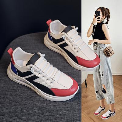 Женская спортивная обувь весна-лето, новые мягкие дышащие повседневные белые туфли, модные универсальные кроссовки для бега, женские кроссовки для бега на приливе