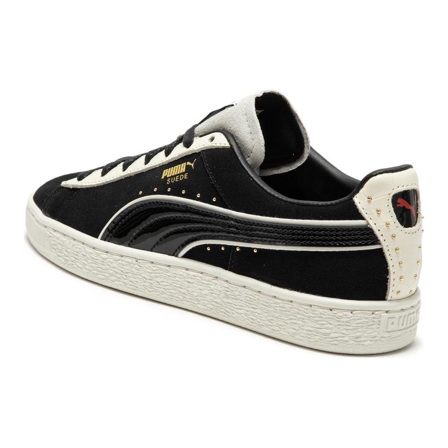 Puma Замша Коллекционное издание - Черные Унисекс Кроссовки Puma-Black Warm-White 393255-01