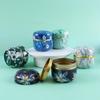 Party Portable Mini Small Round Storage Box Tea Cans Containers Packaging Box Tin Plate Canister