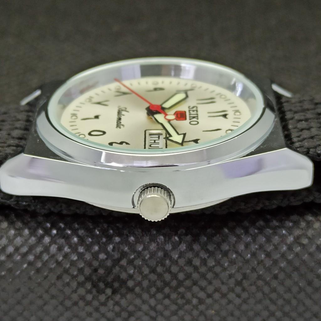 ВОССТАНОВЛЕННЫЕ ВИНТАЖНЫЕ SEIKO 5 AUTO 6309A ЯПОНИЯ МУЖСКИЕ АРАБСКИЕ ЧАСЫ 533d-a280150-9