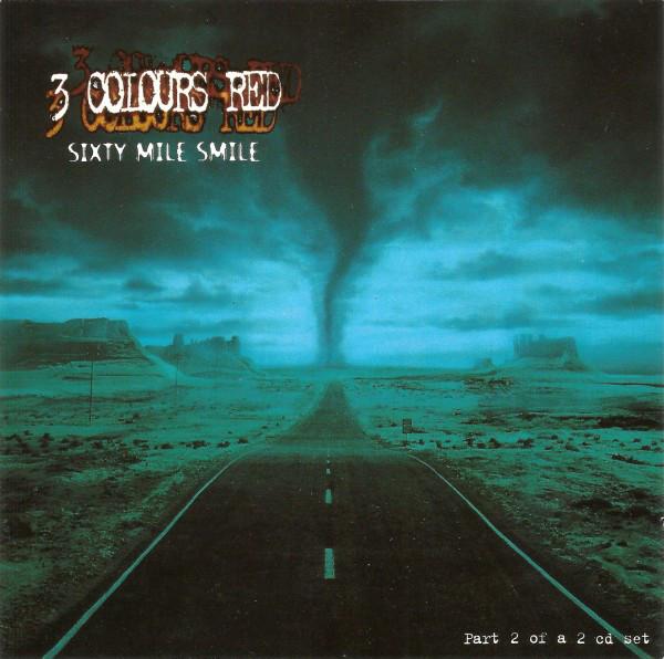 CD 3 ЦВЕТА КРАСНЫЙ - 60-мильная улыбка CRESCD254X Creation Record 1997 UK Rock Б/у