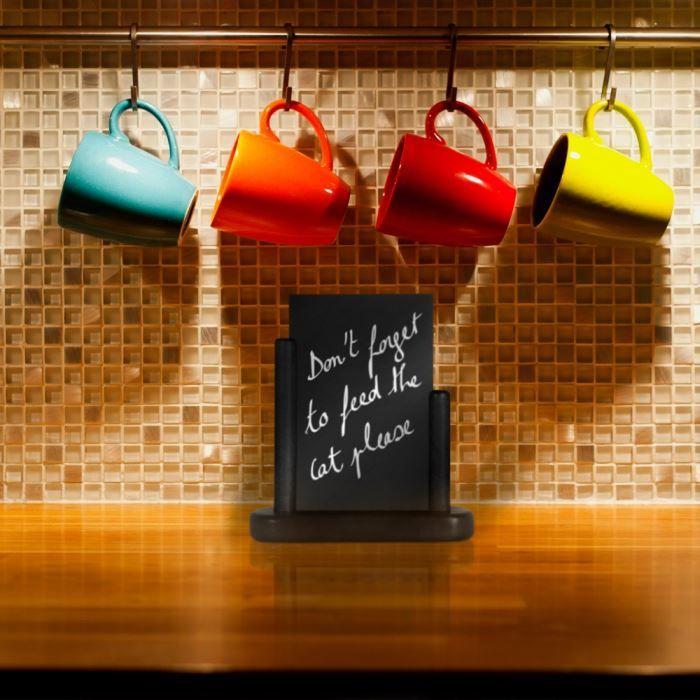 Chevalet de table, petit modèle A6, couleur acajou