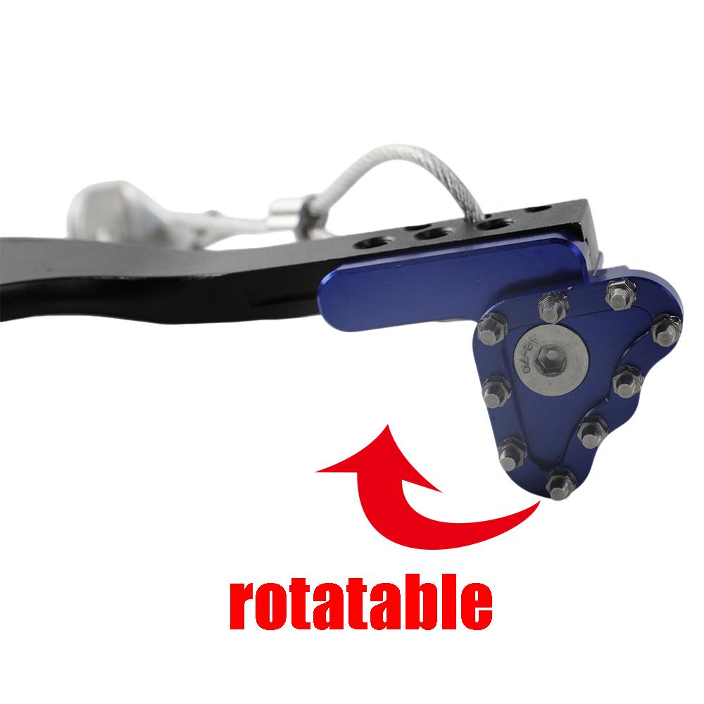 Для Yamaha WR250F WR400F WR426F WR450F WR 250F 426F 450F Аксессуары для мотоцикла Регулируемый Кованый Задний Педаль Тормоза Ноги Рычаг