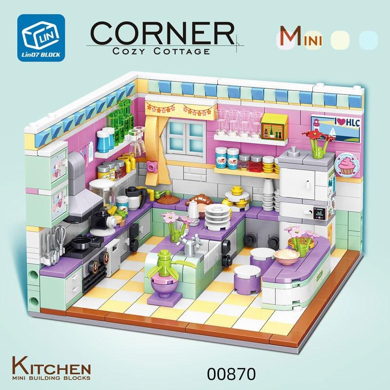 Новые городские строительные блоки, наборы, друзья, дом, спальня, кухня, модель 3 в 1, деформирующие Brinquedos, развивающие игрушки для девочек