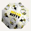 1pc Hello Kitty Bee Theme Umbrella with Plastic Handle,Suitable for All Seasons Home Travel Outdoor UmbrellaSanlio289
