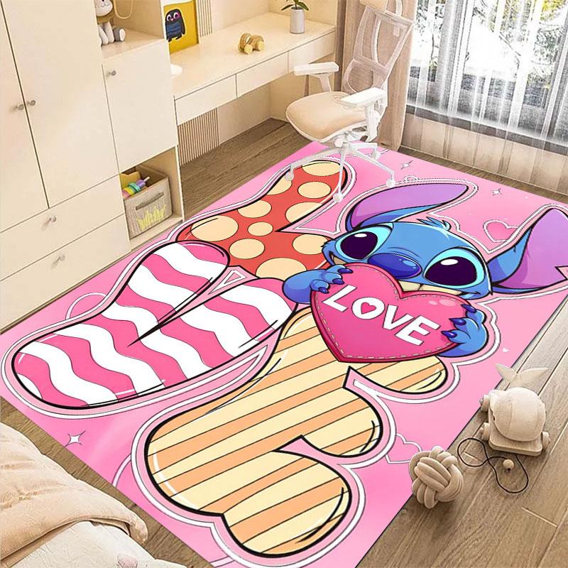 Stiddy LOVE Pattern Carpet - Slip-resistant Kitchen Outdoor Carpet for Home and Bedroom Decoration, Birthday Gift
