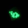 O-shaped Luminous Silicone Tents Accessories Tent Nail Ring Outdoor Camping Fishing Rod Rings
