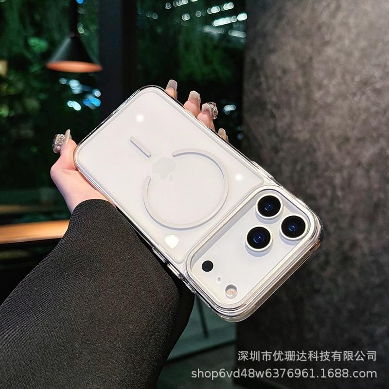 Применимо к iPhone11Promax прозрачный тонкий кольцевой магнитный чехол для мобильного телефона Apple 11 ультратонкий высококачественный ПК противоударный чехол