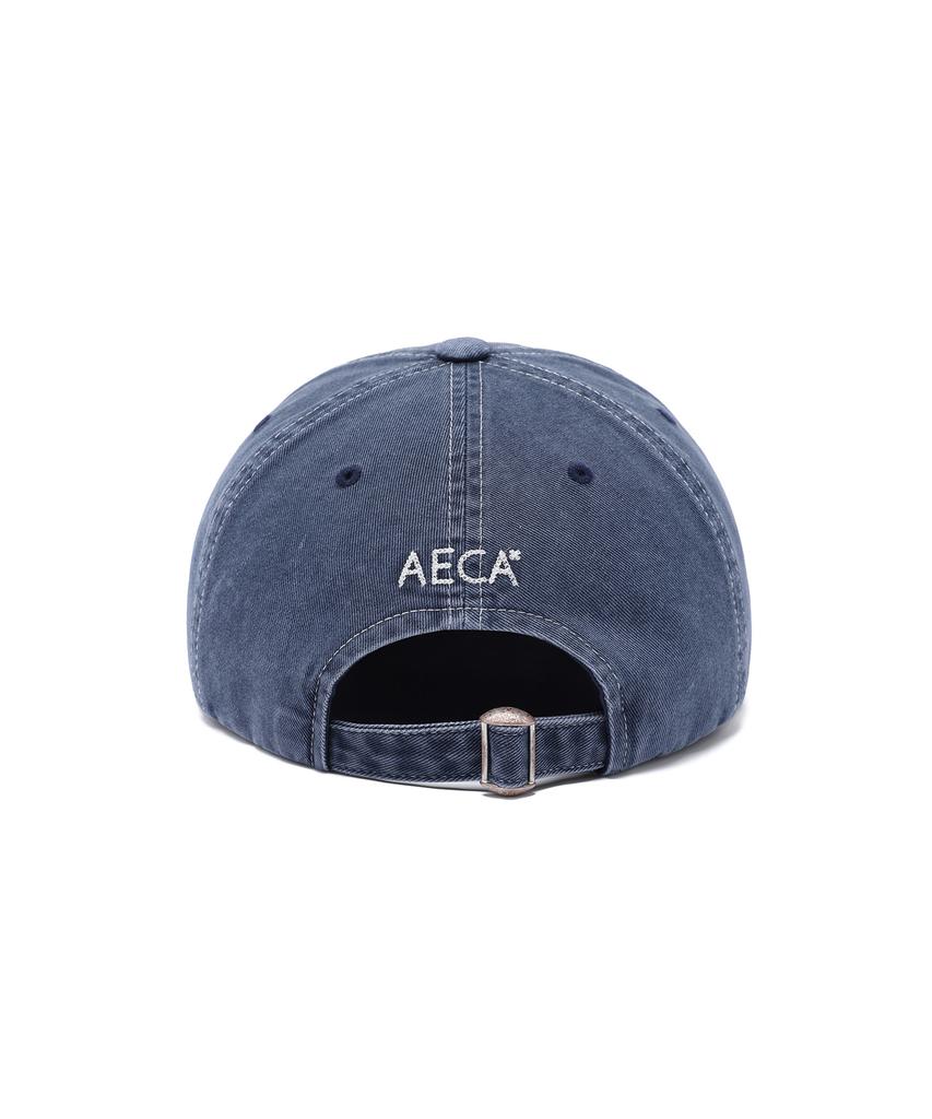 AECA Aeca Простая и бесплатная винтажная бейсболка-темно-синяя