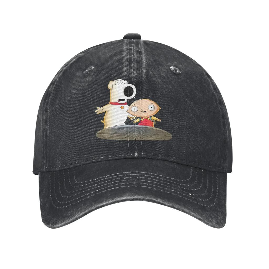 Roger Ricky Spanish Families Cartoon Baseball Cap for Men Women Distressed Washed Headwear Unstructured Caps