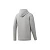 Reebok Solid Color Full Zip Fleece Hoodie Men Hoodies Medium-Gray EC0897