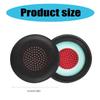 1Pair Earpads Protein Leather Ear Pad Ear Cushions Cover Memory Foam Earmuffs for HC5 HC6 Headsets
