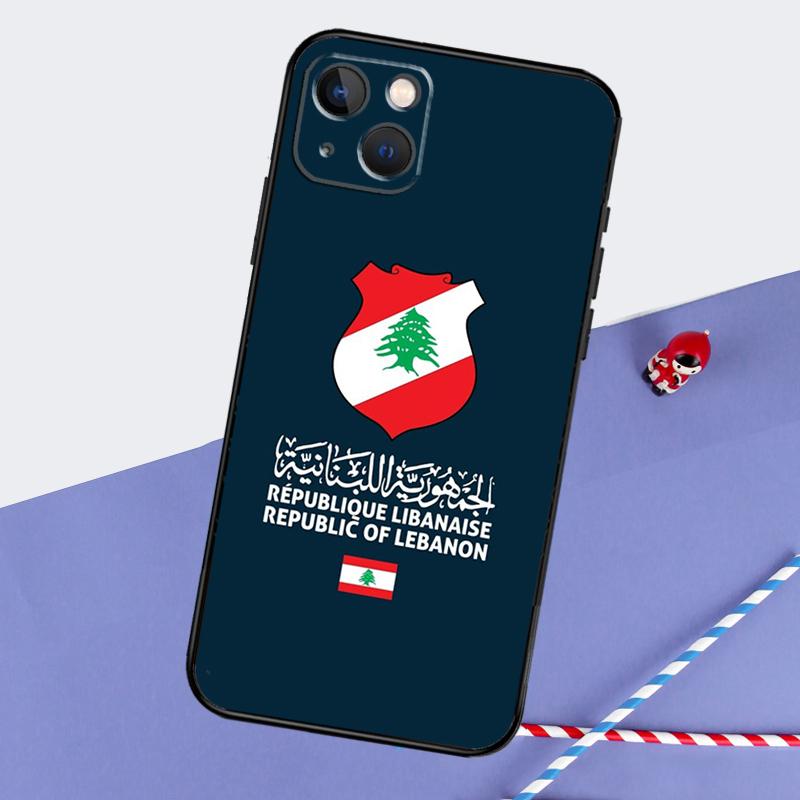 Чехол для телефона с флагом Ливана для iPhone 16 Pro Max 11 12 13 14 15 Pro Max Mini XR 16 15 Plus 16e Защитный корпус