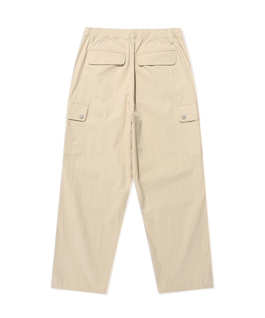 WACKY WILLY Women'S Cargo Parachute Pants Beige