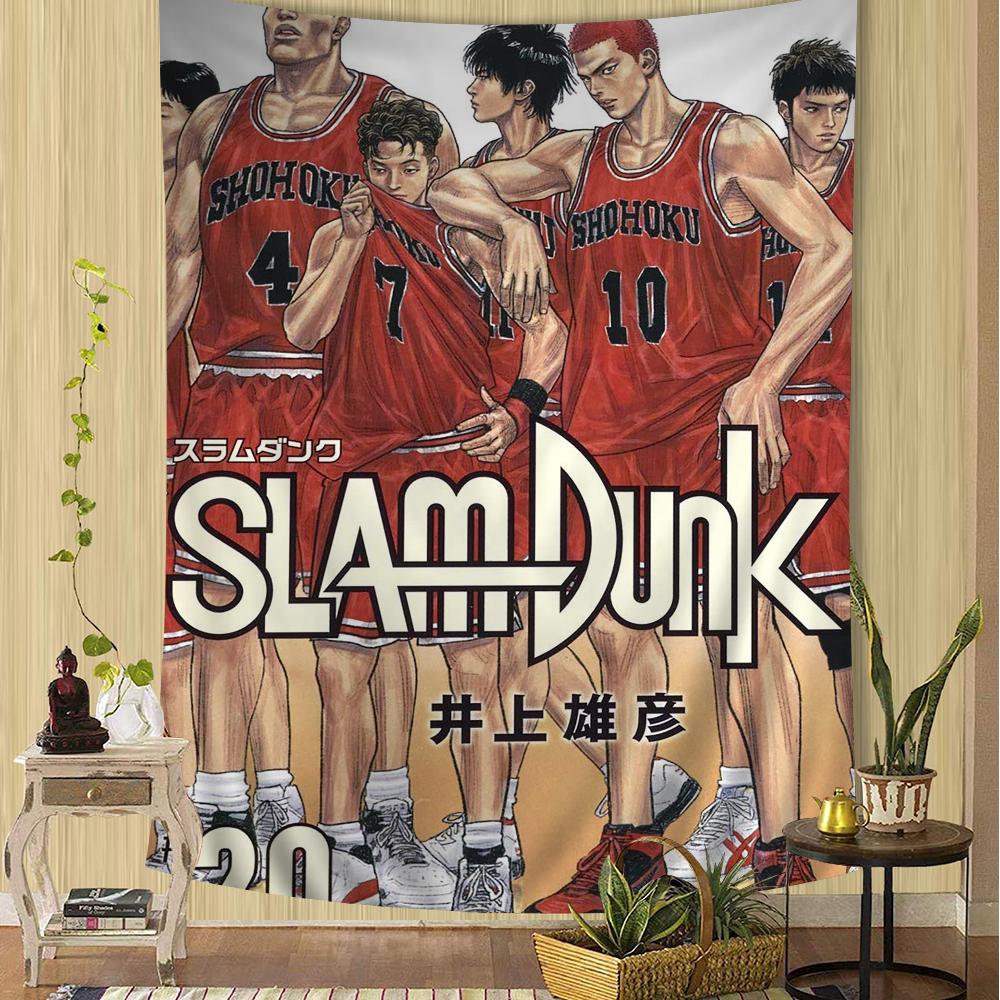 Аниме SLAM DUNK Сакураги DIY Настенный Гобелен для Гостиной Дома Комнаты в Общежитии Декор Настенное Искусство Декор
