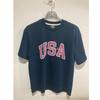 New Balance Футболка Uni Usa Classic с коротким рукавом Nbnef2a053 Navy