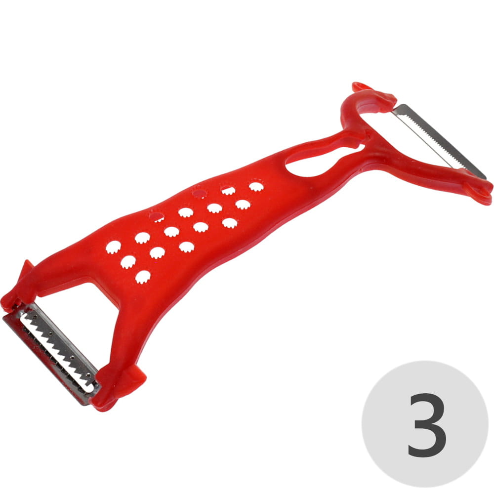 Peeler, scraper, scraper, double-sided vegetable and fruit peeler