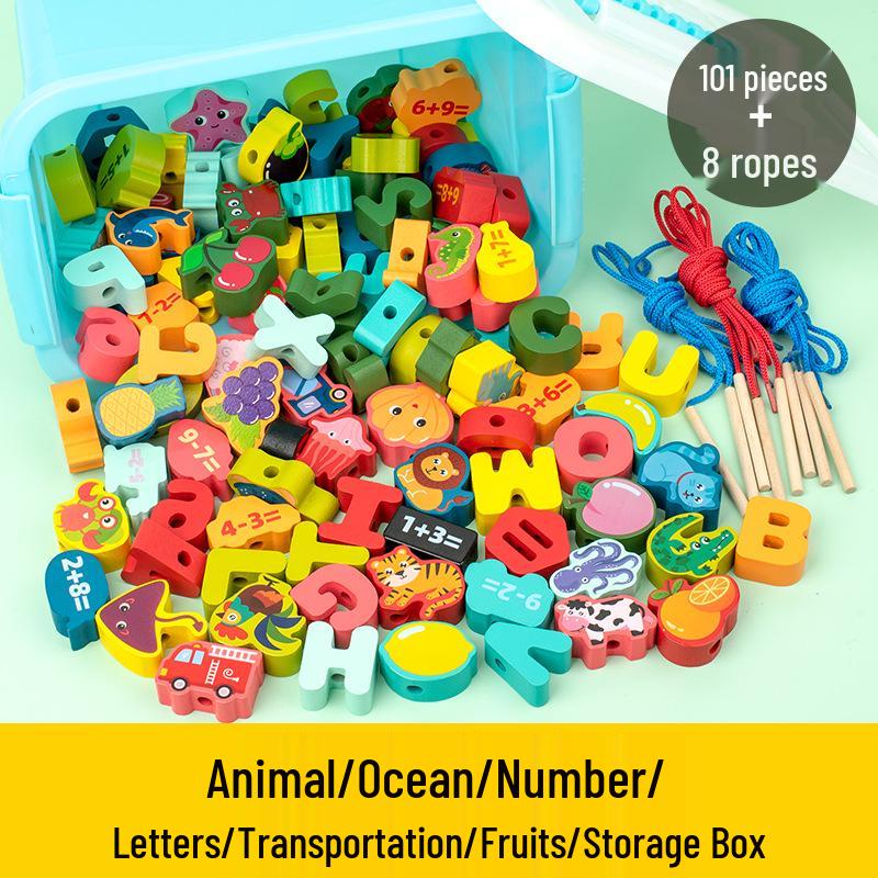 CPC Игрушка-бусины для развития мелкой моторики у детей: Детские нанизывание и концентрация блоки