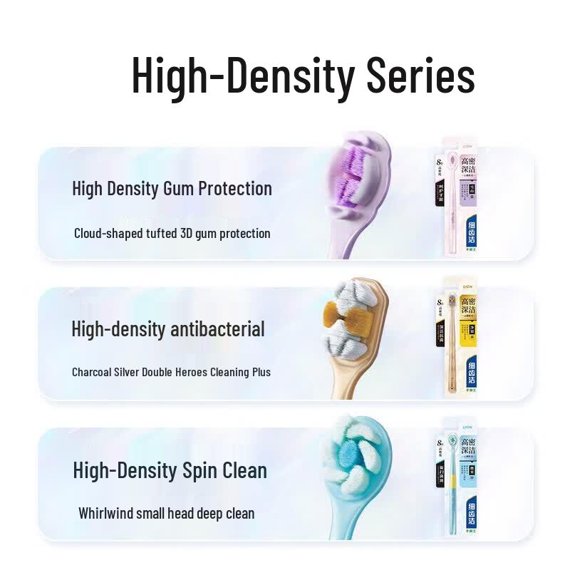 Lion Systema Deep Clean Soft Bristle Toothbrush 2-Pack