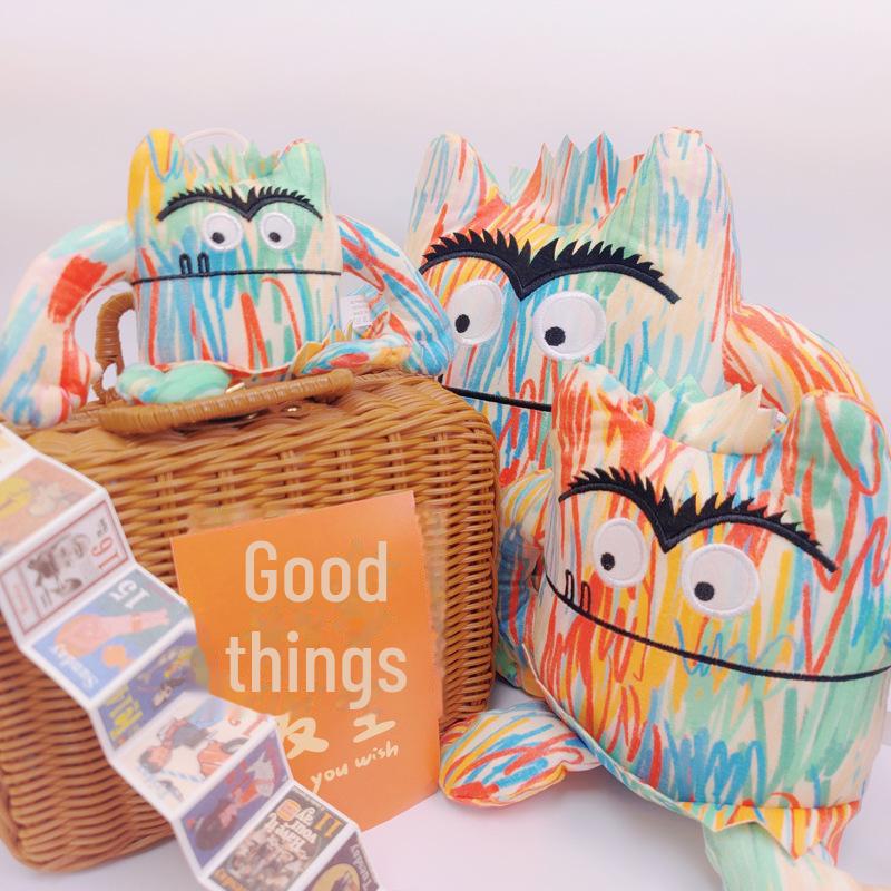 Красочная эмоциональная плюшевая игрушка «Маленький монстр»