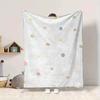 1Pc Colorful Dots Blanket Soft And Comfortable Casual Warm Camping Travel Christmas Halloween Xmas Gift M928272
