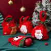 Snowman Santa Claus Storage Bag Candy Bags Christmas Gift Bag Xmas Drawstring Bags Wrapping Pouch