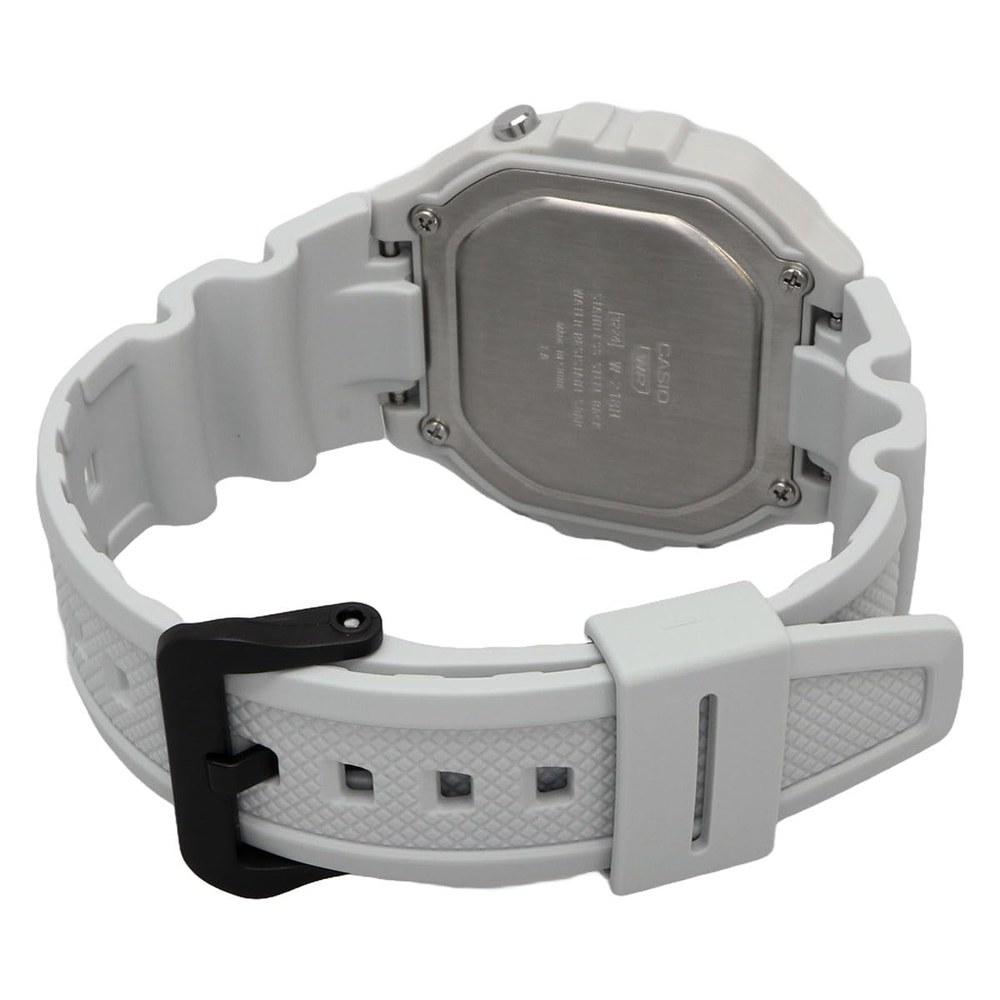 Casio Стандартные цифровые наручные часы W-218H-8BV Мужские и женские Ледяной серый Инвертированный ЖК-дисплей